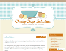 Tablet Screenshot of cheekychopsindustries.com